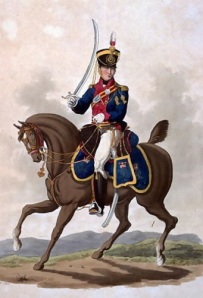 An officer from the 9th Light Dragoons